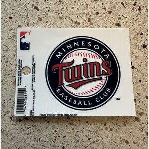 New Minnesota Twins 4"x4" Static Cling Car Decal Auto Sticker Emblem